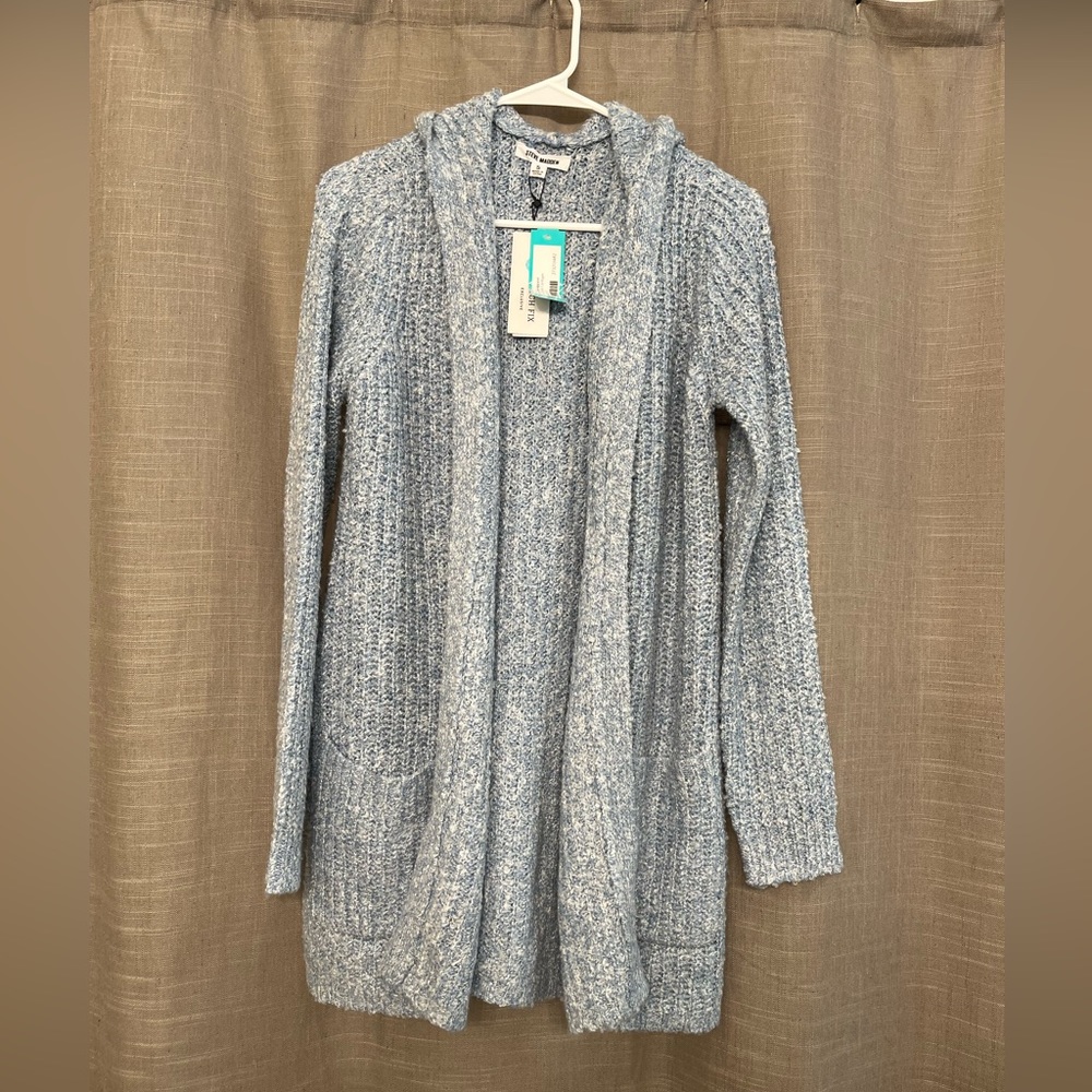 Steve Madden Odetta Hooded Cardigan